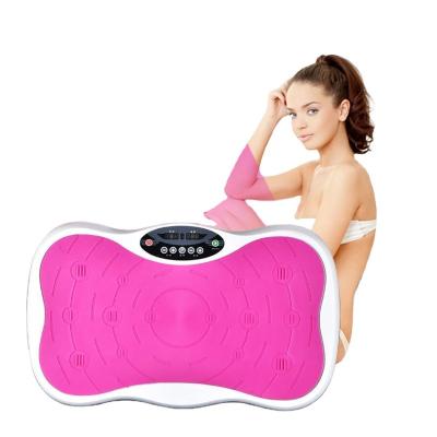 China Blue Body Fitness and Home Exercise Massage Tooth Plate Vibration Machine Plate Vibration Bulding Machine for Home for sale