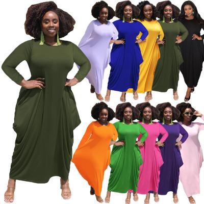 China Plus size Multi-pigmented color plus fertilizer plus size to the creases of the feet, bright colors and lengthened 5XL dress for sale