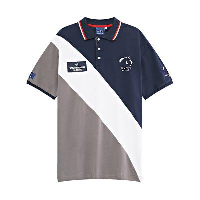 China iGift Factory Made Best QUICK DRY Selling Custom Navy Polo Shirts Logo Polyester Spandex Sports Fitness Men High Quality for sale