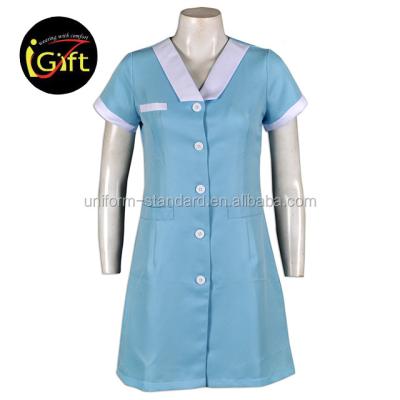 China Antibacterial High Quality Wholesale Blue Images Of Uniforms For Nurses for sale