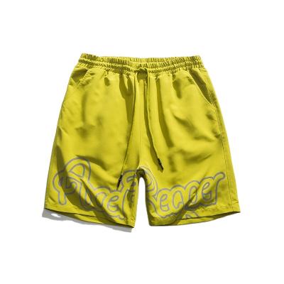 China Anti-Wrinkle Running Shorts Mens Polyester Spandex Shorts Running Quick Dry Men for sale