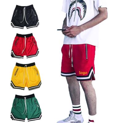 China Anti-Wrinkle Summer Youth Boy Cotton Men Shorts Sport Mesh Basketball Custom Men's Shorts for sale