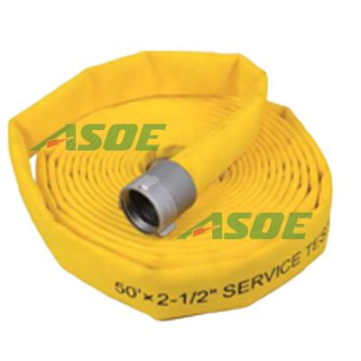 China Ironman Military AUD PU lined dual jackects fire hoses for sale