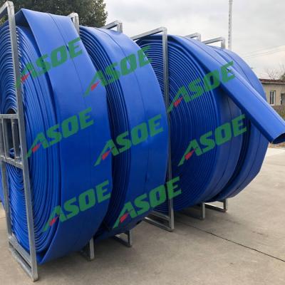 China Flexible Rising Pipe For Extracting Groundwater Extracting Groundwater TPU Pipe Extend Flat Bored Pipe for sale