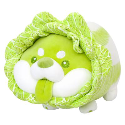 China Gift Children Toys Cute Ugly Doll Dog Doll Birthday Girl Doll Cabbage Dog Vegetable Fairy Doll Plush Throw Pillow for sale