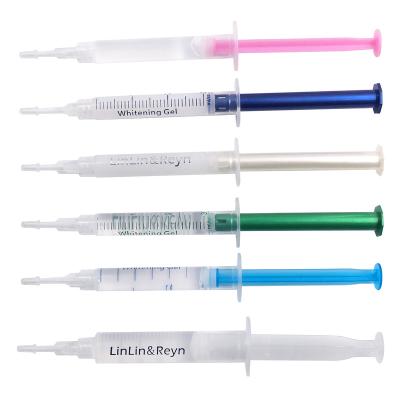 China MSDS high quality non-toxic wholesales CP HP teeth whitening gel syringes for sale