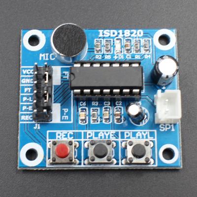 China ISD1820 Voice Board Module Recording Sound Recording Module 38mmX42.5mm for sale