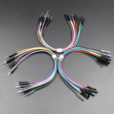 China Ribbon Wire Use Or Individual Use 10 Cm Male To Female Solderless Jumper Breadboard Wires 40 Pin for sale