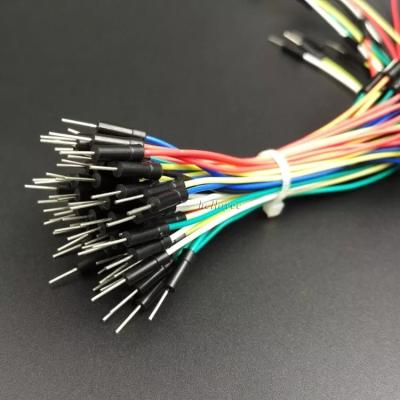 China Solderless High Quality Flexible Breadboard Jumper Wires Cables Male to Male for Prototyping Robotics Raspberry for sale