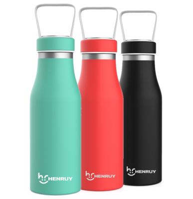 China Sustainable Most Popular Bulk Slim Sports Double Wall Vacuum Insulated Stainless Steel Water Bottle for sale