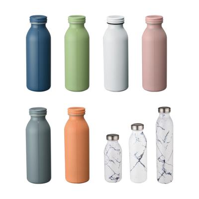 China Customized Sustainable Logo Vacuum Flask Stainless Steel Reusable Water Bottle for sale