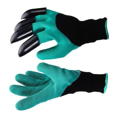 China Garden Working Universal Garden Tool With Claws Latex Coating Breathable Nylon For Digging Small Quantity Accept Your Package Logo for sale