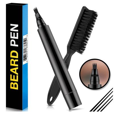 China Moisturizing Beard Filling Pen Kit (Pencil Filler and Brush) for Beard Growth Adult Daily Men's Face Care OEM Your Pack for sale