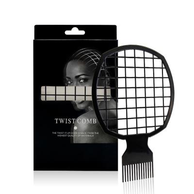 China Salon Men Curly Hair Comb Dreadlocks Tin Foil Hot Perm Comb Hairdressing Comb Tool for sale