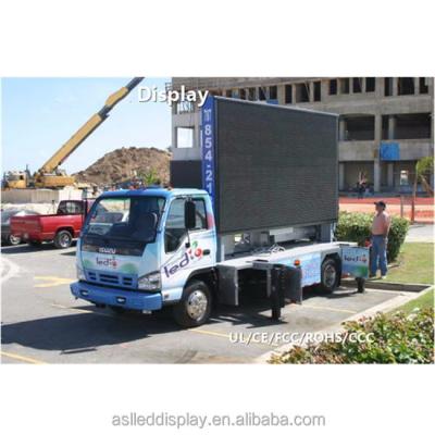 China Adervertising p10 Mobile Video Advertising Boards Billboard Truck For Sale Led Marketing Sign On Trailer for sale