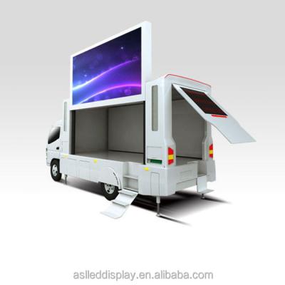 China Outdoor Advertising Led Mobile LED Van Advertising , Advertising Led Display Van Truck Mounted for sale