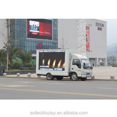 China Cheap Digital Clear Glass Led Sign Outdoor Full Color Truck LED Billboard Mobile Paper Thin Digit Ads Screen For Sale for sale