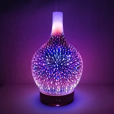 China Household Wholesale Household Kids 3d Effect Glass Shell Air Aroma Defuser Essential Oil Diffuser For Aromatherapy Humidifier for sale