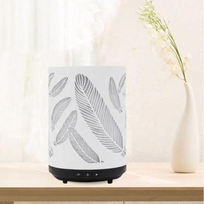 China Household 260ML Feathers Iron Art Cool Mist Air Therapy Electric Essential Oil Aroma Diffusers For Home Hotel Office for sale