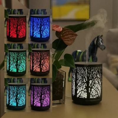 China Household Reliable 260ML Tree Design Essential Oil Diffuser Ultrasonic Ceramic Aroma Diffuser For Home Office Spa for sale