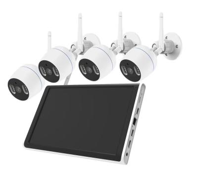 China Hot Selling 4ch Home Security Set P2P 1080P Wireless IP Camera Kit Full HD Wireless NVR Camera  System Kit zu verkaufen