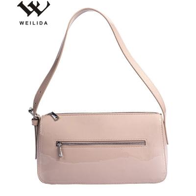 China Custom Fashion Designer Hand Bag Women PU Leather Luxury Armpit Small Bag for sale