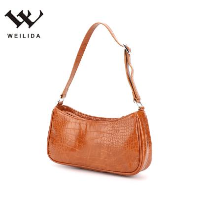 China Fashion PU Handle Shoulder Bag 2020 Widely Used Armpit Women Bag for sale