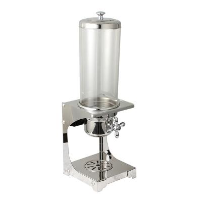 China Sustainable Food Dispenser Single Bulk Dried Fruit Dispenser Hotel Cafeteria Stainless Steel Grain Dispenser for sale