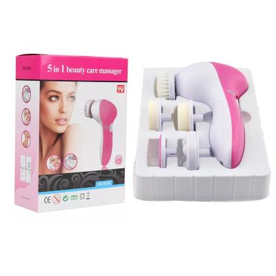 China Skin Tightening Machine Electric Facial Facial Cleanser Brush Wholesale Rotating Massager Deep Cleansing Facial Brush for sale