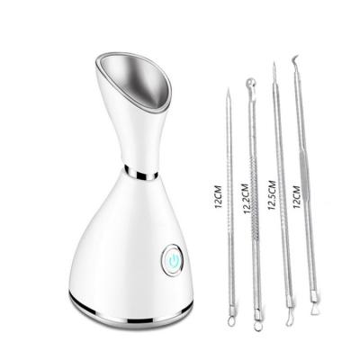 China Portable Steamer Warm Mist Face Moisturizer Sprayer Nano Ionic Facial Steamer For Pore Cleansing for sale