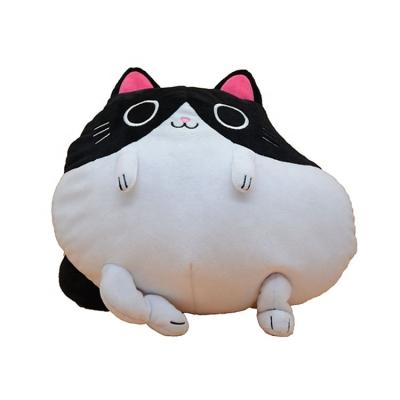 China Black Stuffed High Quality Cat Plush Toys New Cute Cat Plush Soft Kitty Dolls Farm Animal Doll Cute Stuffed Animal Doll Product for sale