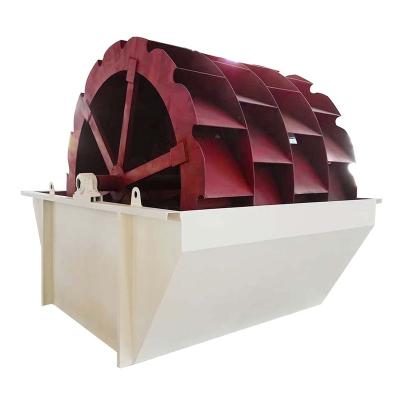 China Building Material Shops River Stone Gravel Wheel Washing Machine For Silica Sand for sale