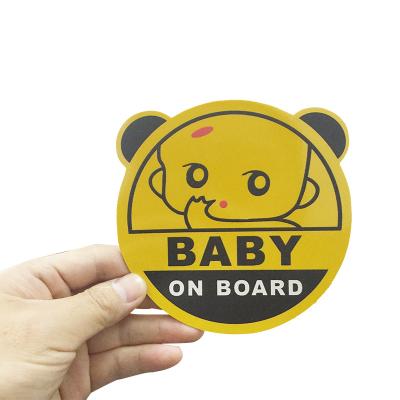 China Fully Magnetic Body Stickers Decal For Car Magnetic Baby On Board Car Sign for sale