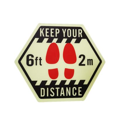 China Non-slip Stickers High Quality Anti-Slip Queues Floor Sign Sticker for sale