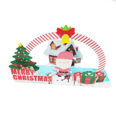 China Custom UV Printing Acrylic Rubber Magnet Christmas Decoration Supplies Standee for sale