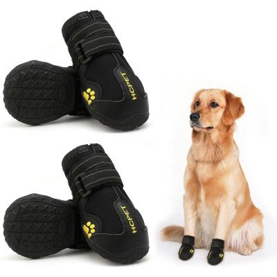 China Large Dog Shoes Pet Fashion Designer CLASSICS HCPET Shoes Winter Waterproof Dog Shoes for sale