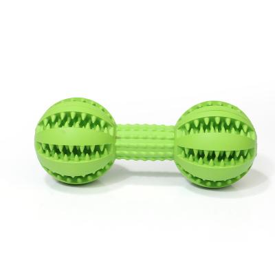 China XJ108 Dog Small New Dog Teeth Molar Grip Snack Toy Rubber Ball Viable Clean Factory Direct Rubber Ball for sale