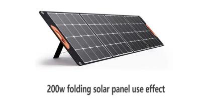 China Waterproof Solar System Panels 200W Solar Camping Panel Portable Flexible for sale