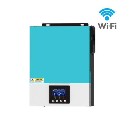 China Wifi Pure Sine Wave Inverter 24V 48V Hybrid Solar Inverter With MPPT for sale