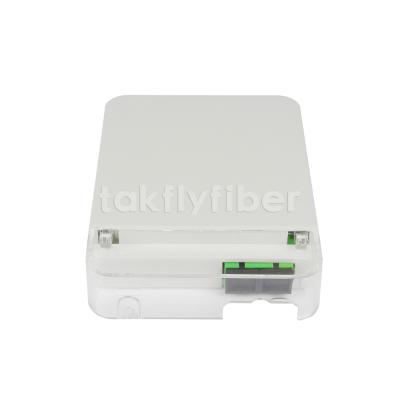 China SC Duplex Adaptor Fiber Wall Plates 2 Core Wall Mounted SC Fiber Optical Rosette for sale