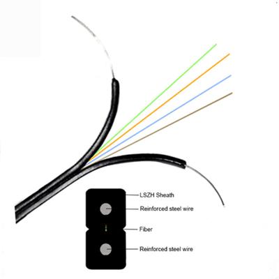 Китай 4 Hillo 2 Hillo 1 кабель падения белого черного плоского FTTH провода для ввода крытый FTTH Hillo GJXH GJXFH продается