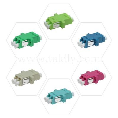 China Fiber Optic Adapter Cable Coupler LC APC/UPC SM/MM Simplex/Duplex/Quad/6 ways/8 ways For Data Center FTTH à venda