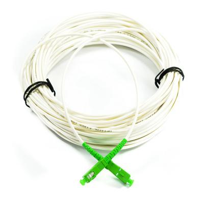 Cina Piccolo cavo di toppa bianco a fibra ottica dello Sc dello Sc del raggio di piegamento G657B3 MP 3.0mm in vendita