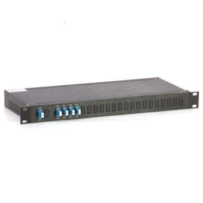 Chine module de la Manche CWDM Mux Demux du bâti de support 1U 19 8 pour l'amplificateur optique de fibre à vendre