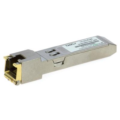 China 10/100/1000M SFP Copper RJ45 CAT5E CAT6 100m Gigabit 10GBASE-T Ethernet Transceiver Module for sale