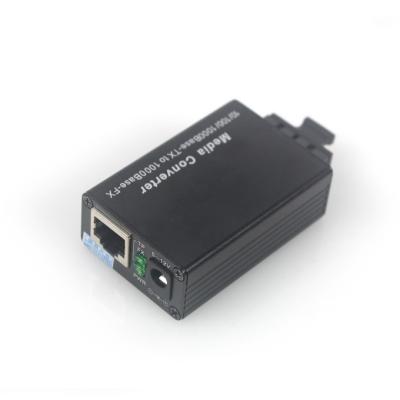 China Mini Size 10/100/1000M SM Dual Single Mode-Vezel aan Ethernet-Convertor Te koop