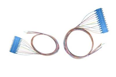 China Fibra Optik de la coleta de las fibras OS2 SM Unjacketed 0.9m m del SC UPC 12 en venta