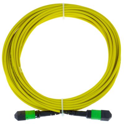 Cina cavo a fibra ottica 3.0mm monomodali LSZH del tronco della fibra di 12F 24F MTP MPO APC in vendita