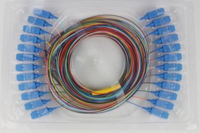 China 12 Singlemode 9/125μM LSZH PVC Farbfaser-Optikzopf Sc-UPC zu verkaufen