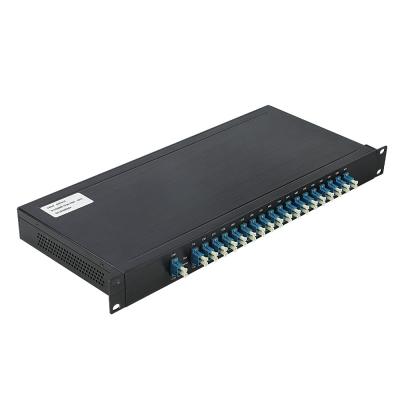 China Vezel Optische het Rekchassis van Demux Mux DWDM CWDM Kanalen 16CH 8CH 4CH 1U 19“ Te koop